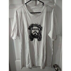 The Carter Brand T Shirt Size XL White Beard Gang Picture Short Sleeve